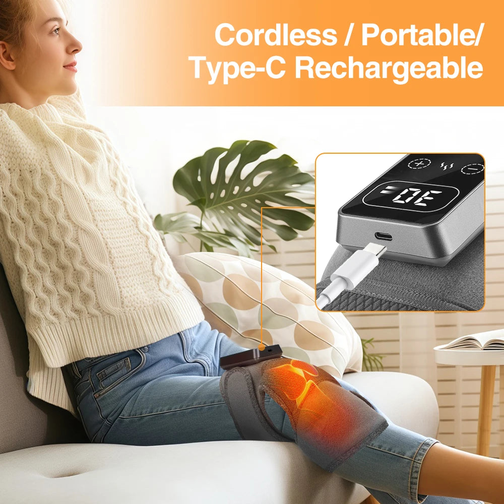 Electric Heating Heated Shoulder Brace Wrap Shoulder Massage Support Belt Strap with Adjustable of Heating