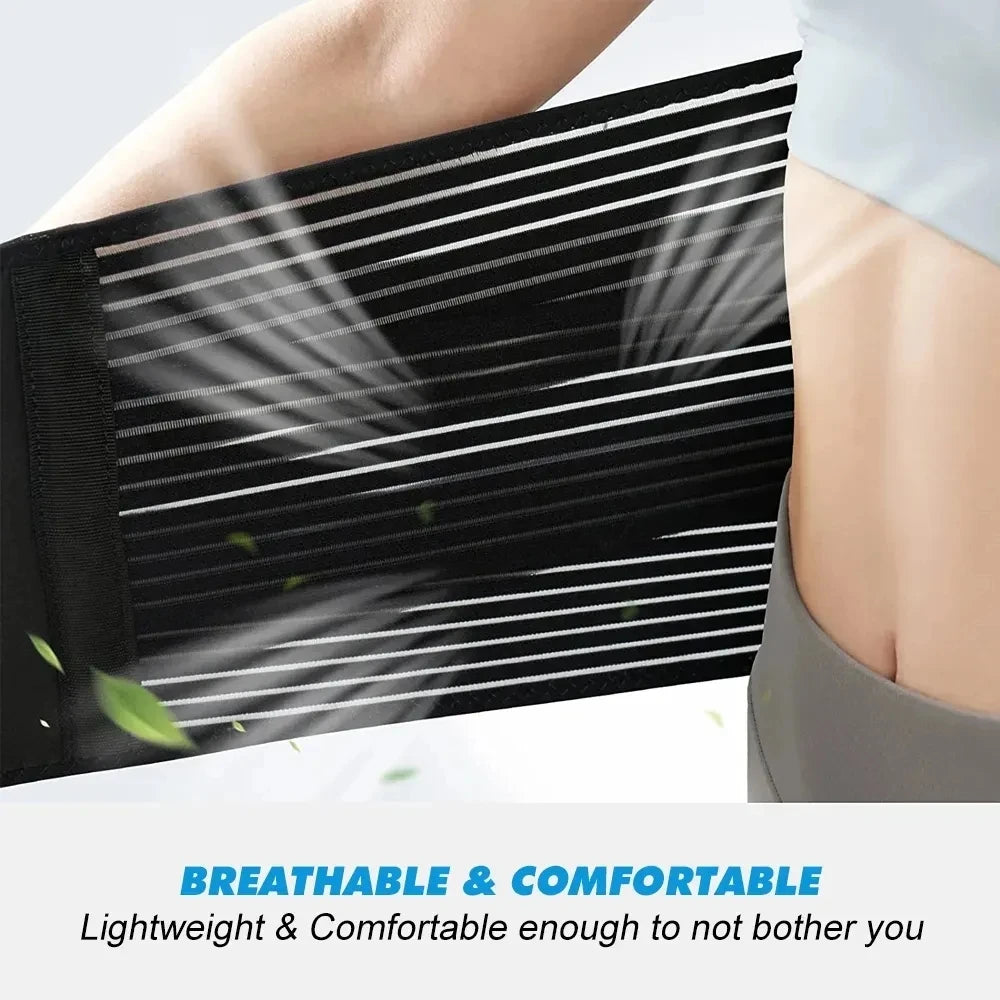 Lower Back Brace Lumbar Support Belt Adjustable Double Pull Breathable Spine Decompression Medical Orthopedic Brace Pain Relief