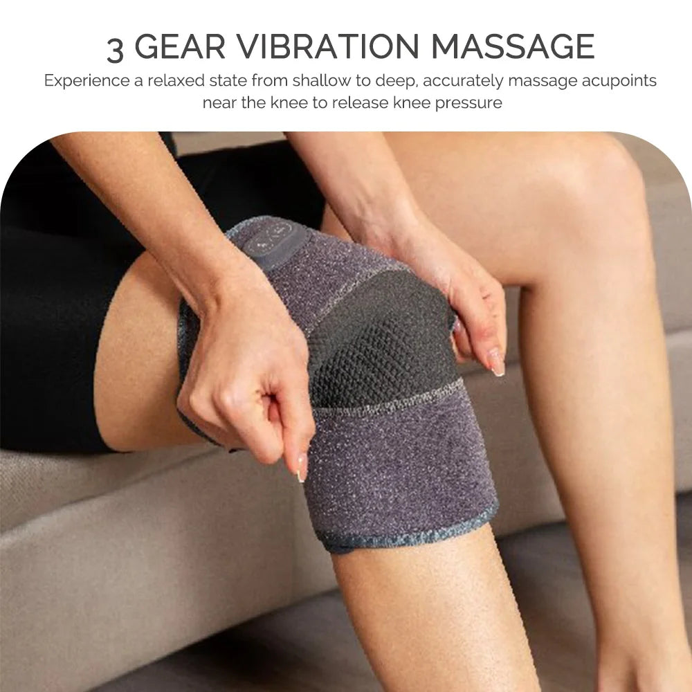 Electric Knee Massager Shoulder Elbow Massager 3 Modes Vibration Knee Massager Knee Relaxation Air Pressure Kneading Massage