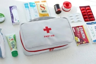 Health Medicine First Aid Kit Oxford Cloth Portable Travel Storage Emergency Kit Tote Bag Outdoor Medical Bag Storage Bag Health