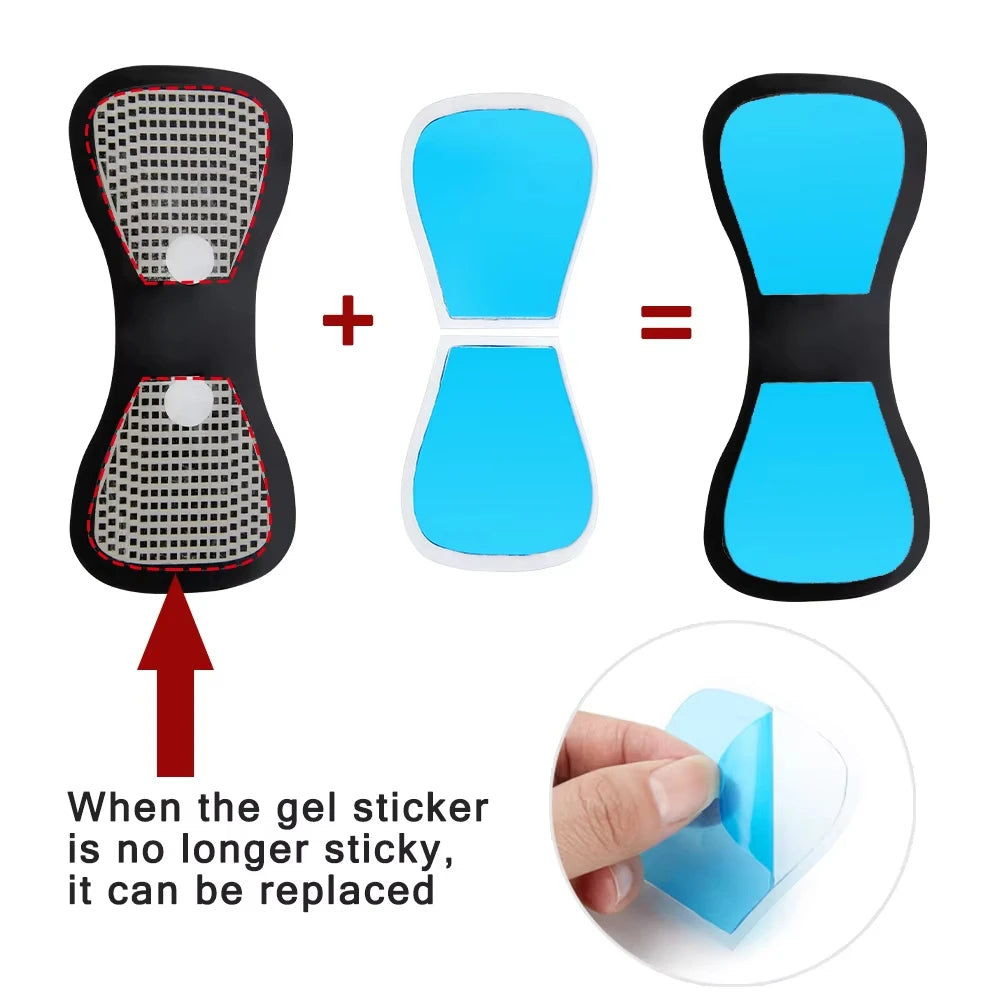EMS Neck Massage Electric Massager Cervical Neck Back Patch 8 Mode Pulse Muscle Stimulator Portable Relief Pain