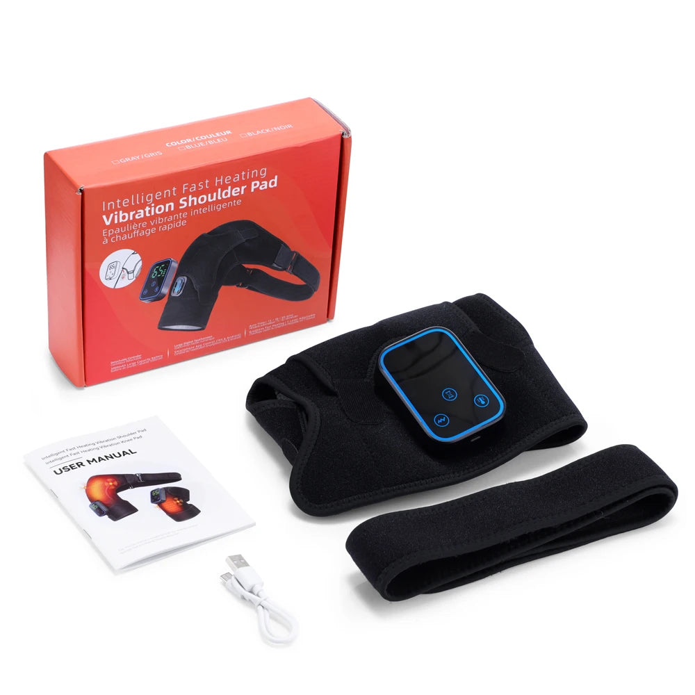 Detachable Electric Shoulder Massager APP Control Heating Vibration Shoulder Massager Brace Muscle Relax Shoulder Massage Belt