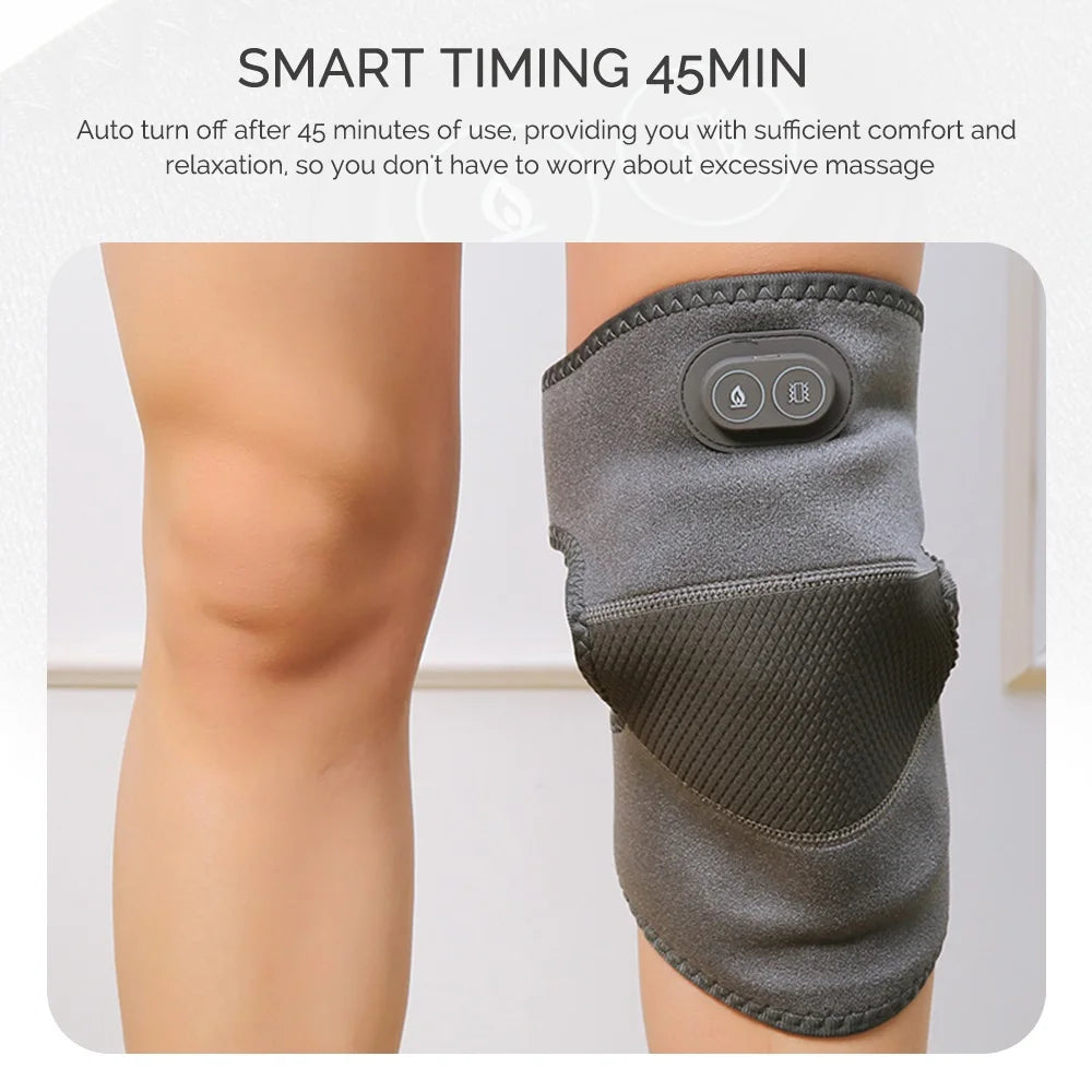 Electric Knee Massager Shoulder Elbow Massager 3 Modes Vibration Knee Massager Knee Relaxation Air Pressure Kneading Massage
