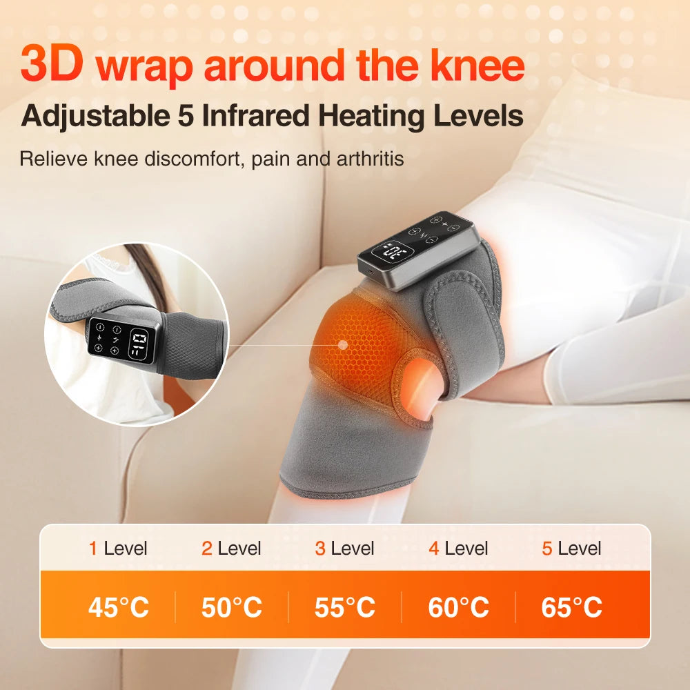 Electric Heating Heated Shoulder Brace Wrap Shoulder Massage Support Belt Strap with Adjustable of Heating