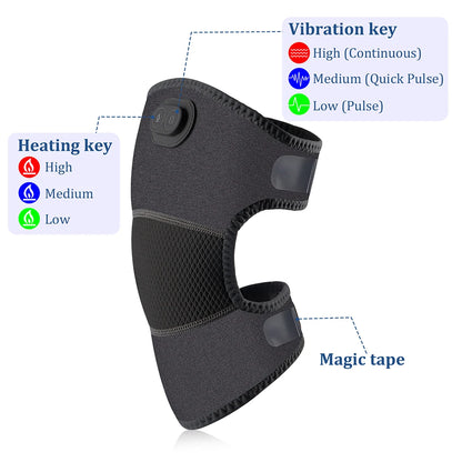 Electric Knee Massager Shoulder Elbow Massager 3 Modes Vibration Knee Massager Knee Relaxation Air Pressure Kneading Massage