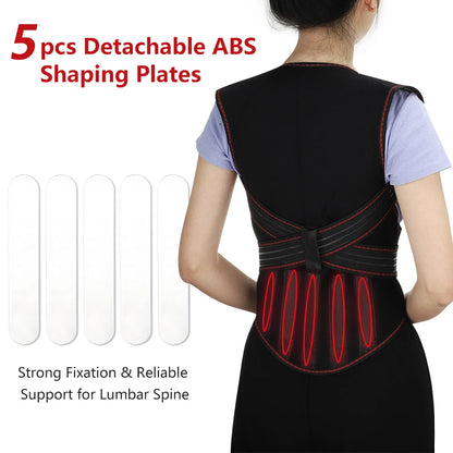 108/111 Tourmaline Magnets Self-heating Belt Protector Relieve Shoulder Muscle Joint Fatigue Warming Back Waist Vest Braces